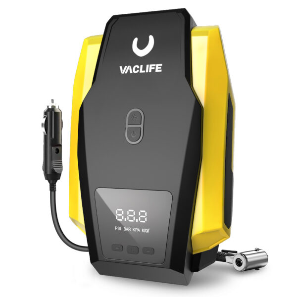VacLife Air Compressor – 12V DC Tire Inflator with LED - Image 4