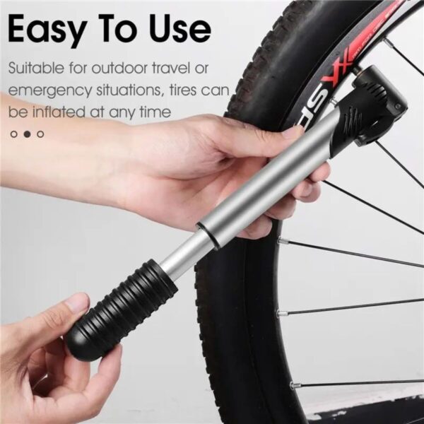 BIKING Portable Mini Bicycle Pump - Image 4