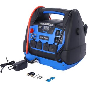 800A Rechargeable Jump Starter with Air Compressor & Power Station