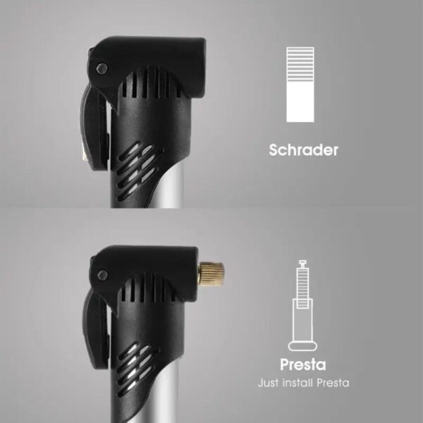 BIKING Portable Mini Bicycle Pump - Image 6