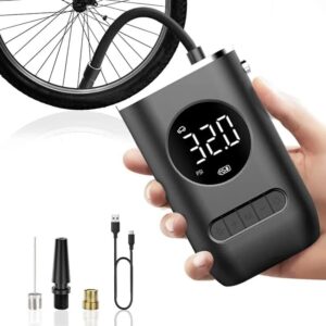 Tire Inflator 150PSI – Portable Air Compressor for Car, Bike, Ball