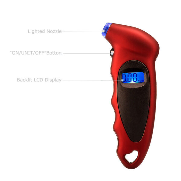 New Digital Tire Pressure Gauge Backlight LCD - Image 3